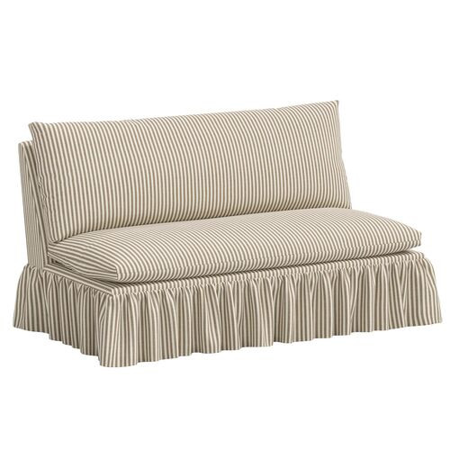 Thelma Settee, Jane Stripe | One Kings Lane