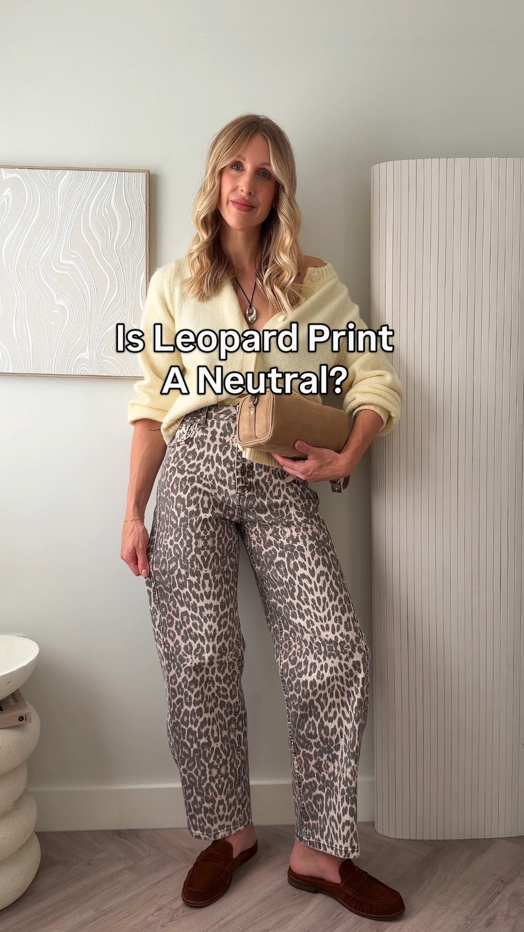 Ad @mintvelvet ✨ Meet The Keepers: wardrobe heroes designed to make getting dressed easier! Mint Velvet’s curated edit of key pieces balances comfort with polish, so you can build outfits that feel effortless but still elevated.

🐆 I’ve styled these high-rise barrel-leg leopard print jeans as part of a relaxed, layered look. It’s an easy throw-on outfit formula you can keep coming back to all season (and beyond).

Definitely a piece that earns its place in your capsule wardrobe.

👀 Would you wear leopard like this? 

#mintvelvet #capsulewardrobe #leopardprint 

#LTKuk #LTKstyletip #LTKjeans