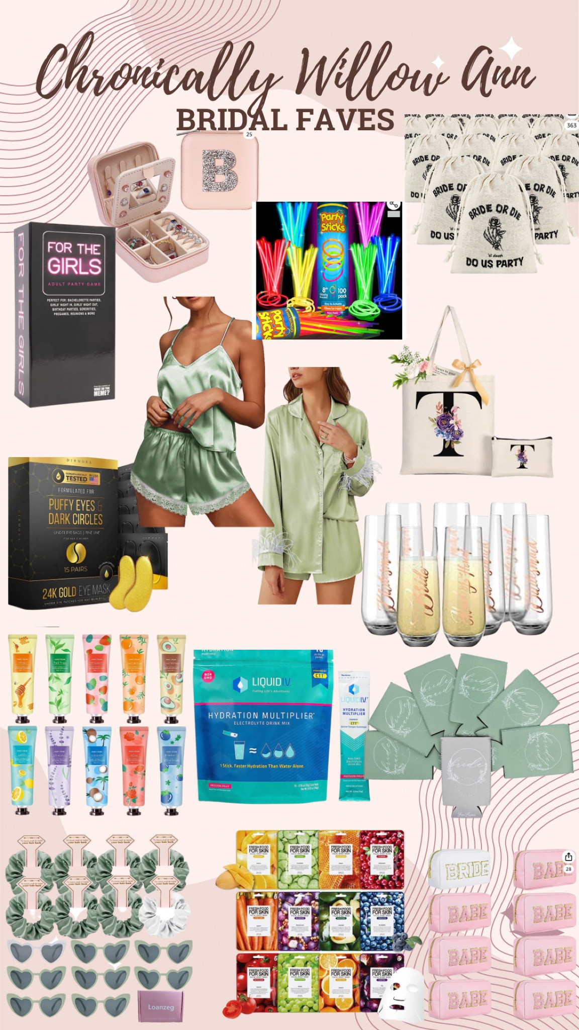 Great gifts for bridesmaids during the bachelorette. Bachelorette gifts, wedding gifts, bridesmaid proposal, wedding fun, day of gifts, wedding gifts, bridal fun, sale products 

#LTKxPrimeDay #LTKwedding #LTKstyletip