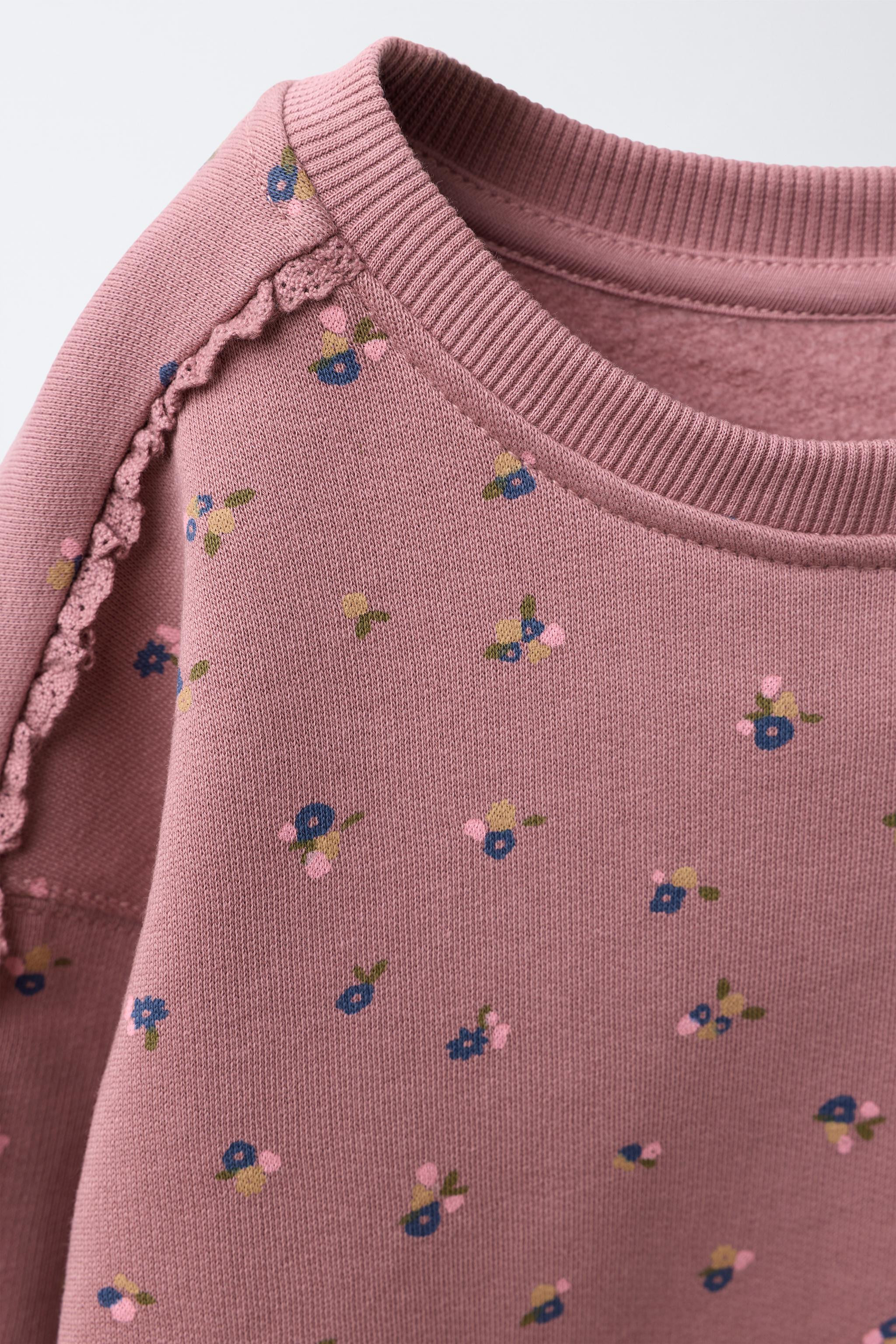 FLORAL SWEATSHIRT AND LEGGINGS SET | Zara US