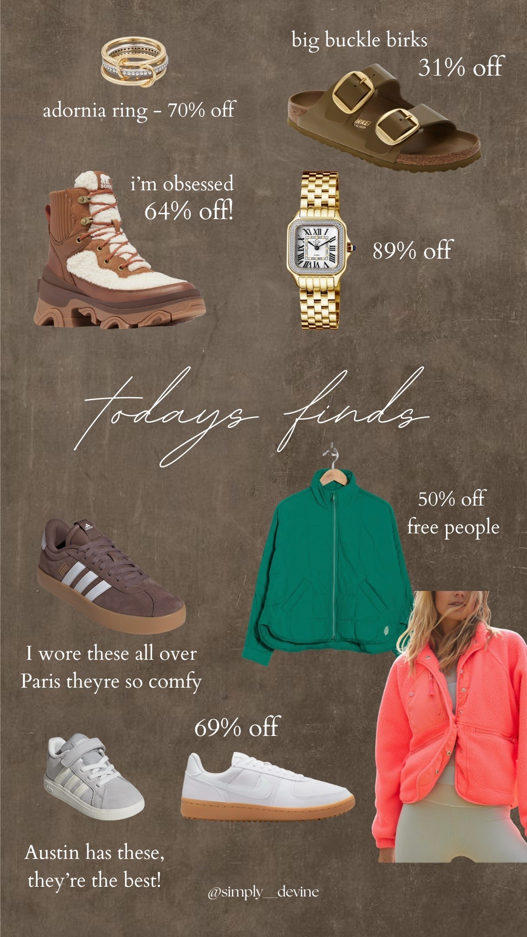 Today’s finds. Nordstrom rack. Boots. Adidas. Spring sneakers. Stack ring. Free people. 

#LTKValentine #LTKSaleAlert #LTKdayinmylife