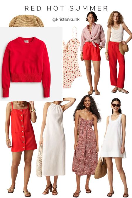 Loving these pops of red from jcrew. All the summer linen, cashmere and dresses.

Summer outfit
Travel outfit
White dress
Spring dress
Graduation dress 



#LTKtravel #LTKworkwear #LTKstyletip