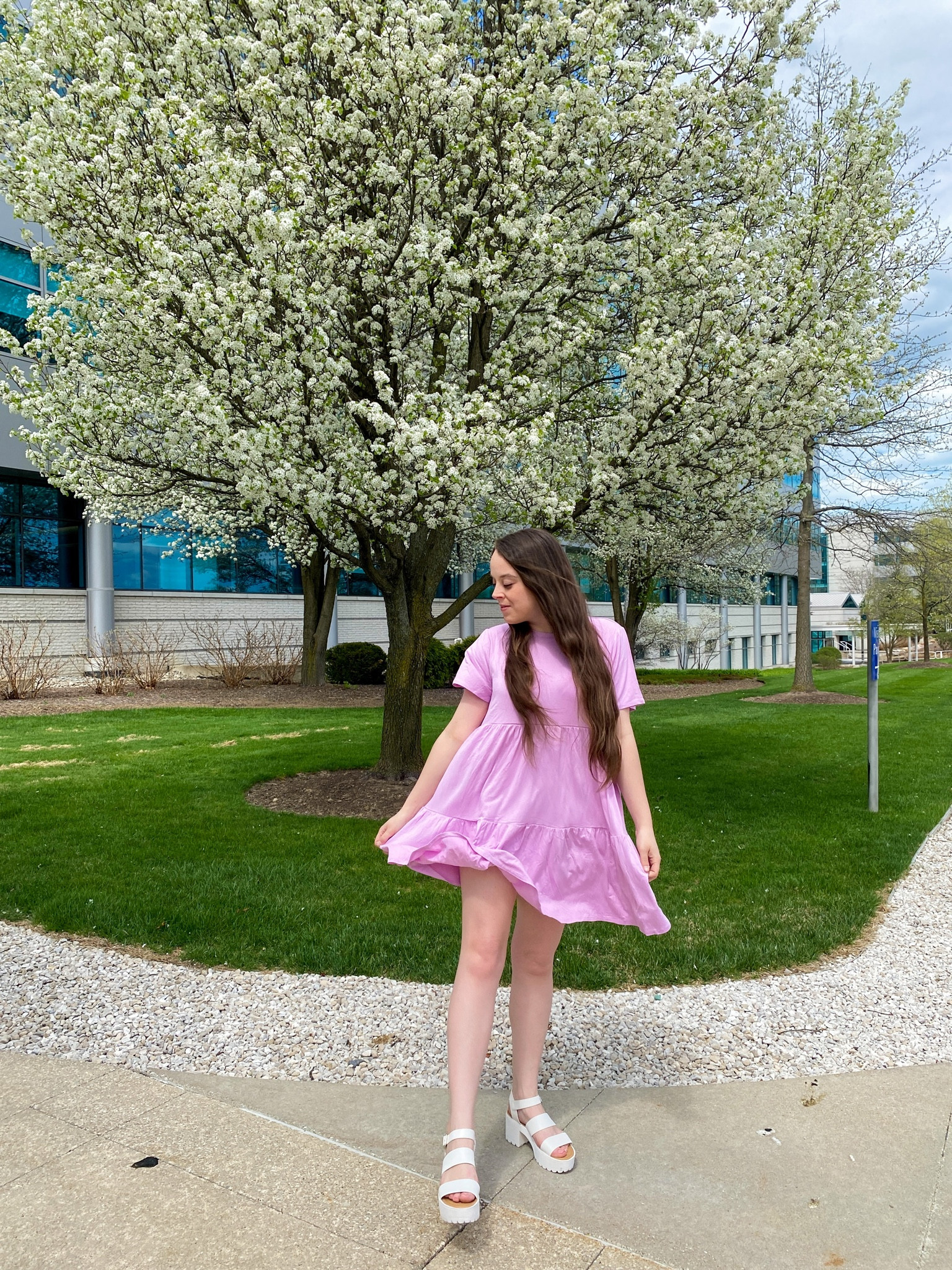 My new favorite spring dress 🌸 the perfect material, lightweight and soft. Great as an everyday dress or dress it up for a night out  

#LTKsalealert #LTKstyletip #LTKunder50