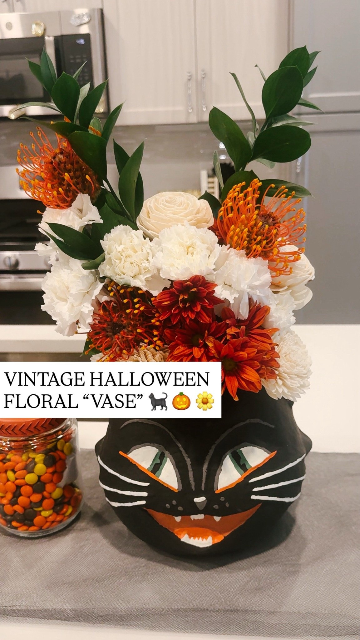 Links to the supplies I used to turn the vintage Halloween head into a vase! 

I personally used a 32 oz mason jar but I’m sure there’s a better vase alternative! It was just trickier than I thought to find one that was the right width 

But I found that the floral foam gave me plenty of flexibility arrangement-wise so it ended up not being a problem 

*The flowers I grabbed at Trader Joes*

#LTKSeasonal #LTKHome #LTKSaleAlert
