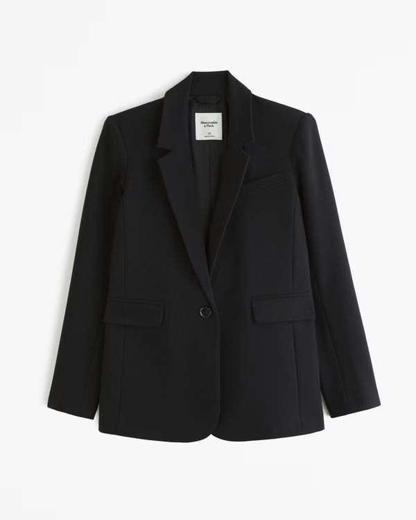 Women's Classic Suiting Blazer | Women's Coats & Jackets | Abercrombie.com | Abercrombie & Fitch (US)