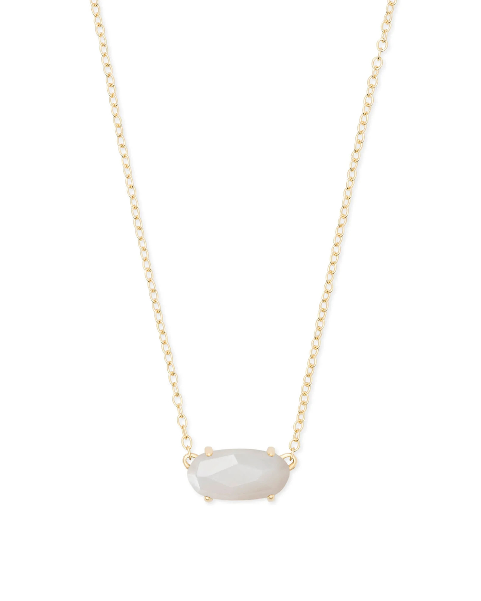 Ever Gold Pendant Necklace in Ivory Pearl | Kendra Scott