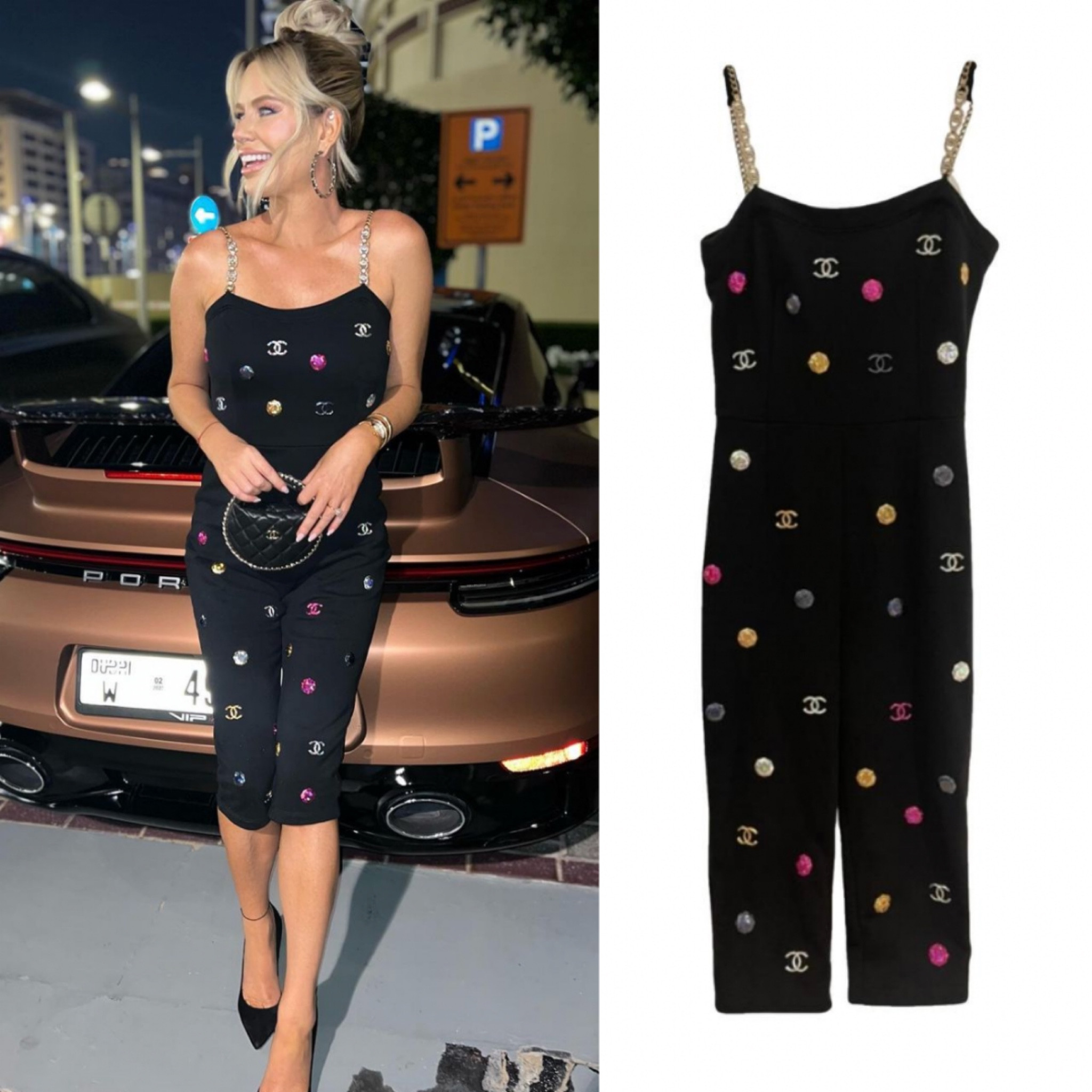 Caroline Stanbury’s Chanel Capri Jumpsuit 📸 = @carolinestanbury