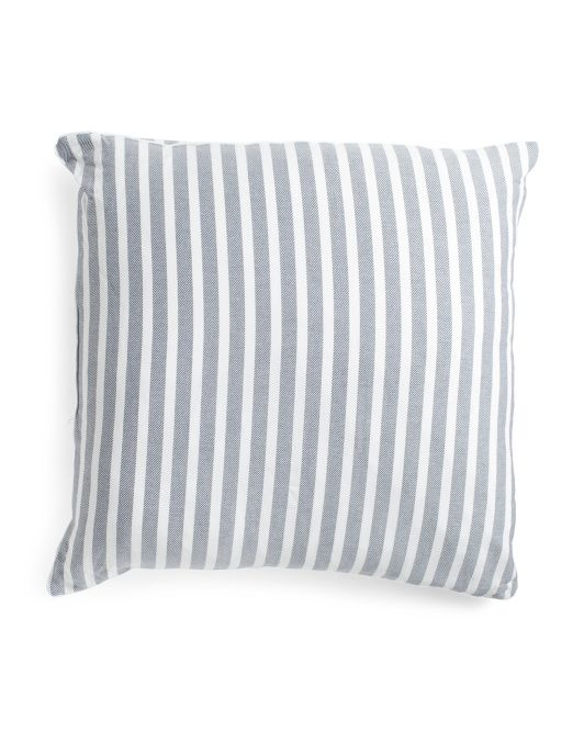 26x26 Oversized Stripe Pillow | TJ Maxx