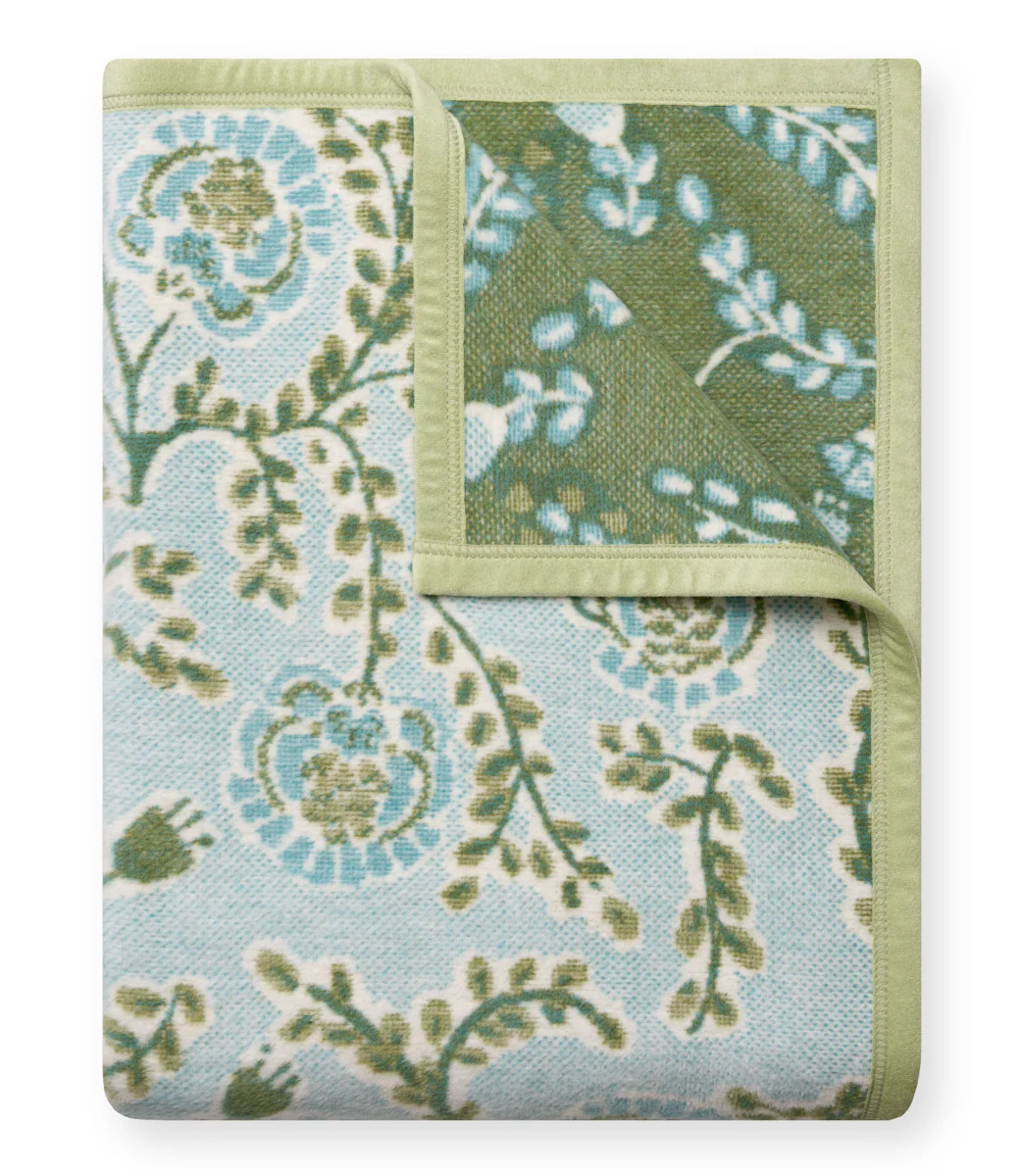 Climbing Dahlia Throw Blanket | ChappyWrap | ChappyWrap