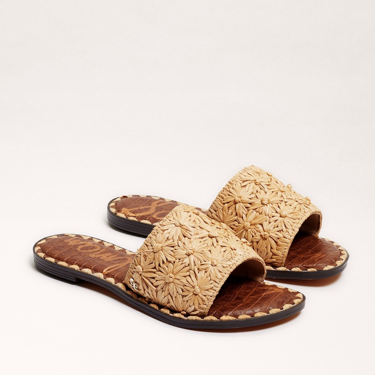 Giovanna Raffia Slide Sandal | Sam Edelman