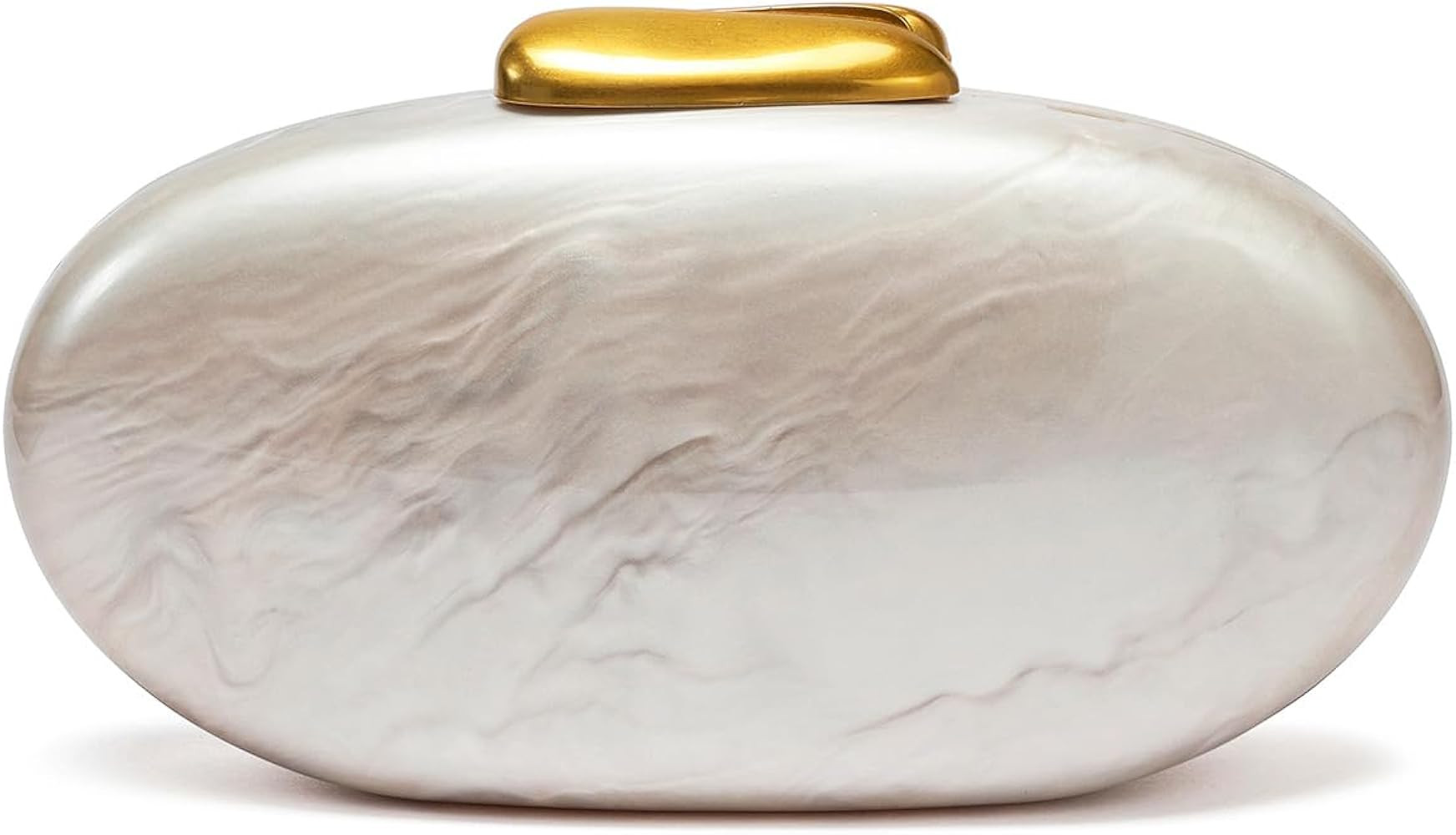 Acrylic Clutch Purses for Women Formal,Pearl White Clutch Marbled Shell Evening Bags For Party,We... | Amazon (US)