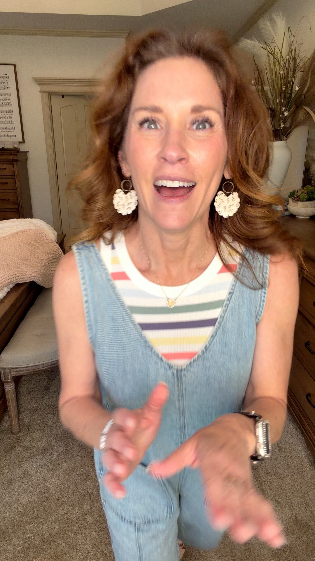 Love this denim overall set with striped tank underneath 🩷

@Maurices @QVC 


#LTKOver40 #LTKSaleAlert #LTKPetite