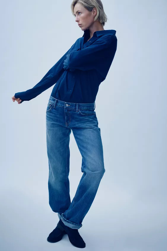 LOW-SLUNG JEANS | Zara US