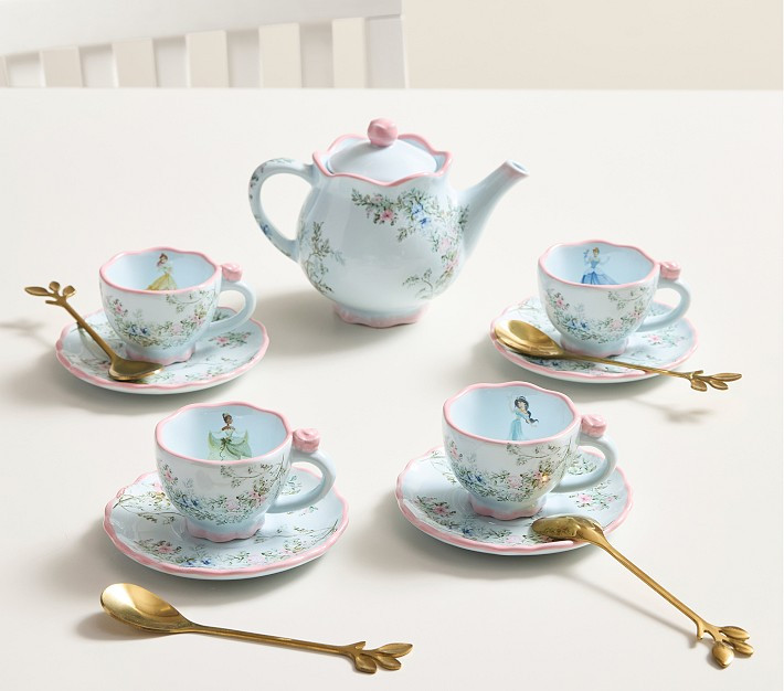 Disney Princess Floral Tea Set | Pottery Barn Kids