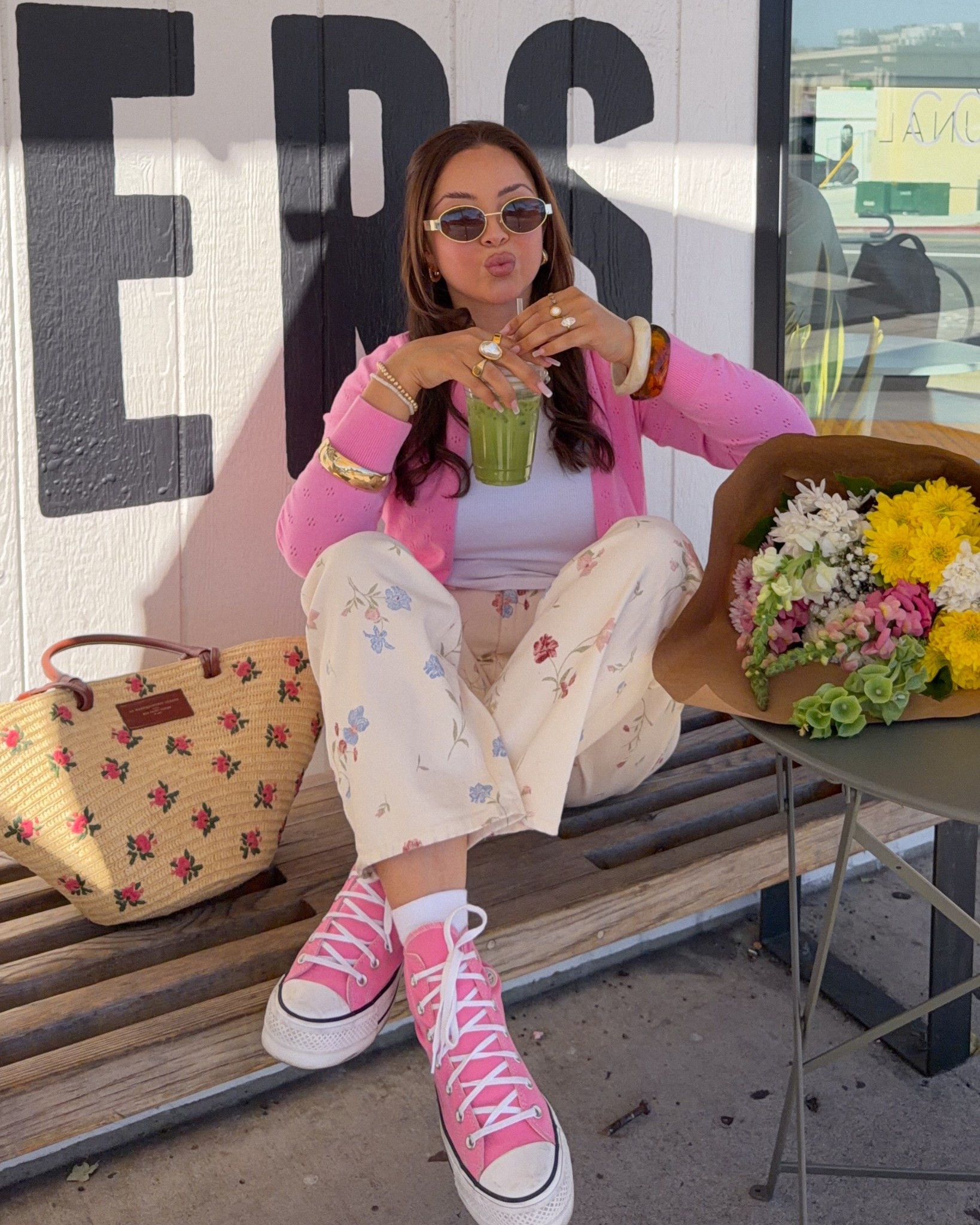 Spring floral denim pants, spring outfits, spring outfit inspo 🌸 floral pants 

#LTKSeasonal #LTKSaleAlert #LTKootd