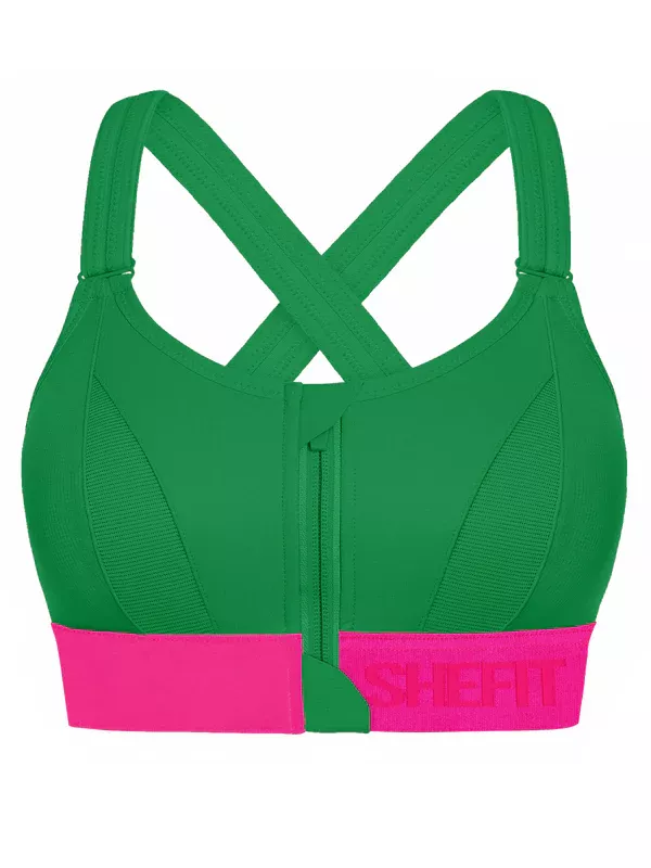 kelly green sports bra