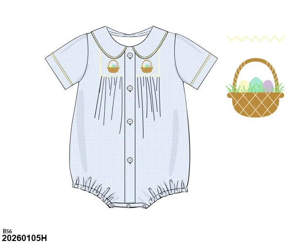 PRE SALE SHIPS MARCH: Easter Egg Hunt Boy Bubble | Tutti Frutti Kids Co