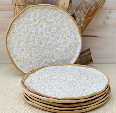 Ceramic Dinner Plates Daisies #daisies #dinnerplate #giftideas

#LTKGiftGuide #LTKHoliday #LTKunder50
