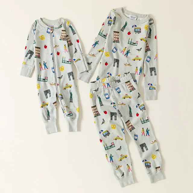 Goodnight, New York City Organic Cotton Pajamas | UncommonGoods