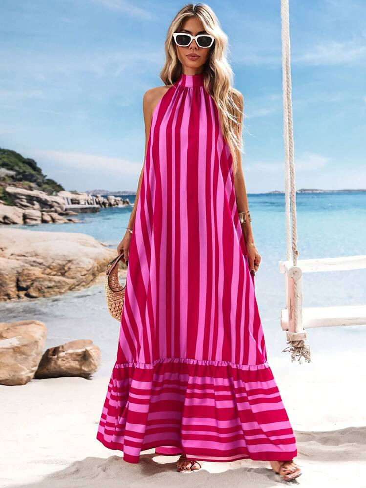 Stripped maxi Dress | SHEIN