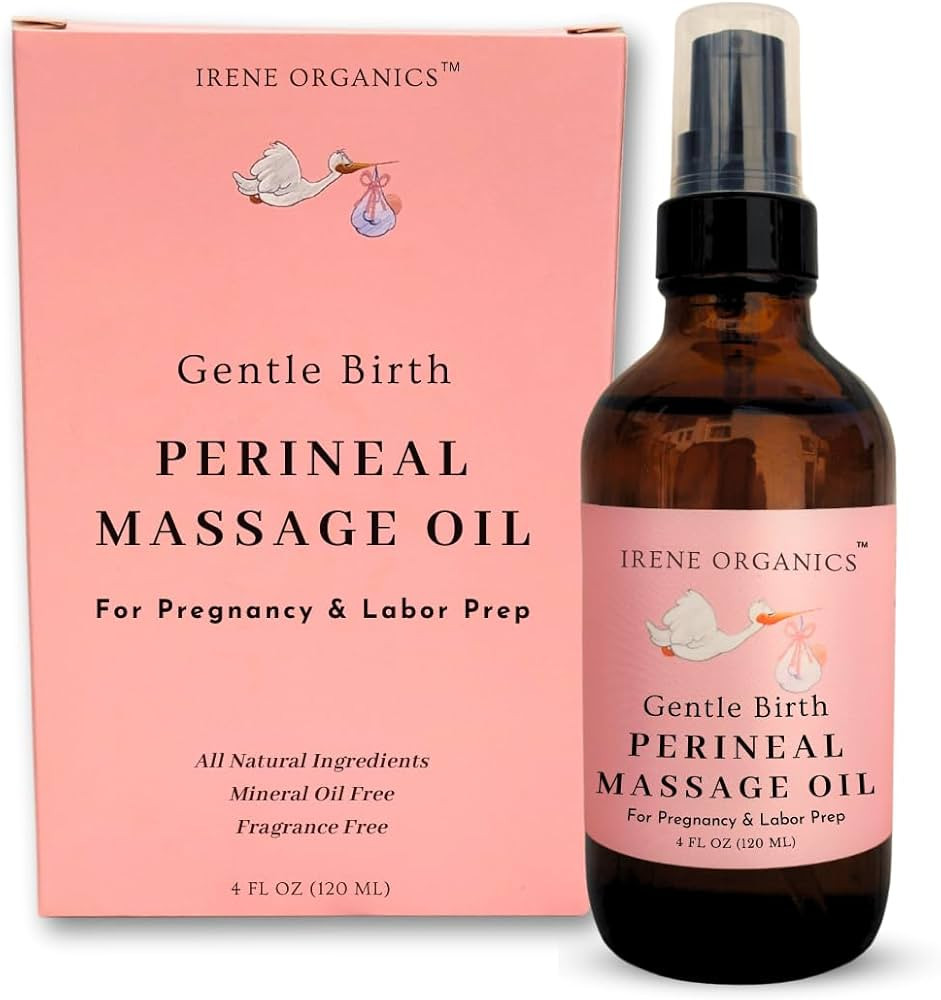 Organic Perineal Massage Oil Spray by Irene Organics for Pregnancy and Postpartum - Prevention fo... | Amazon (US)