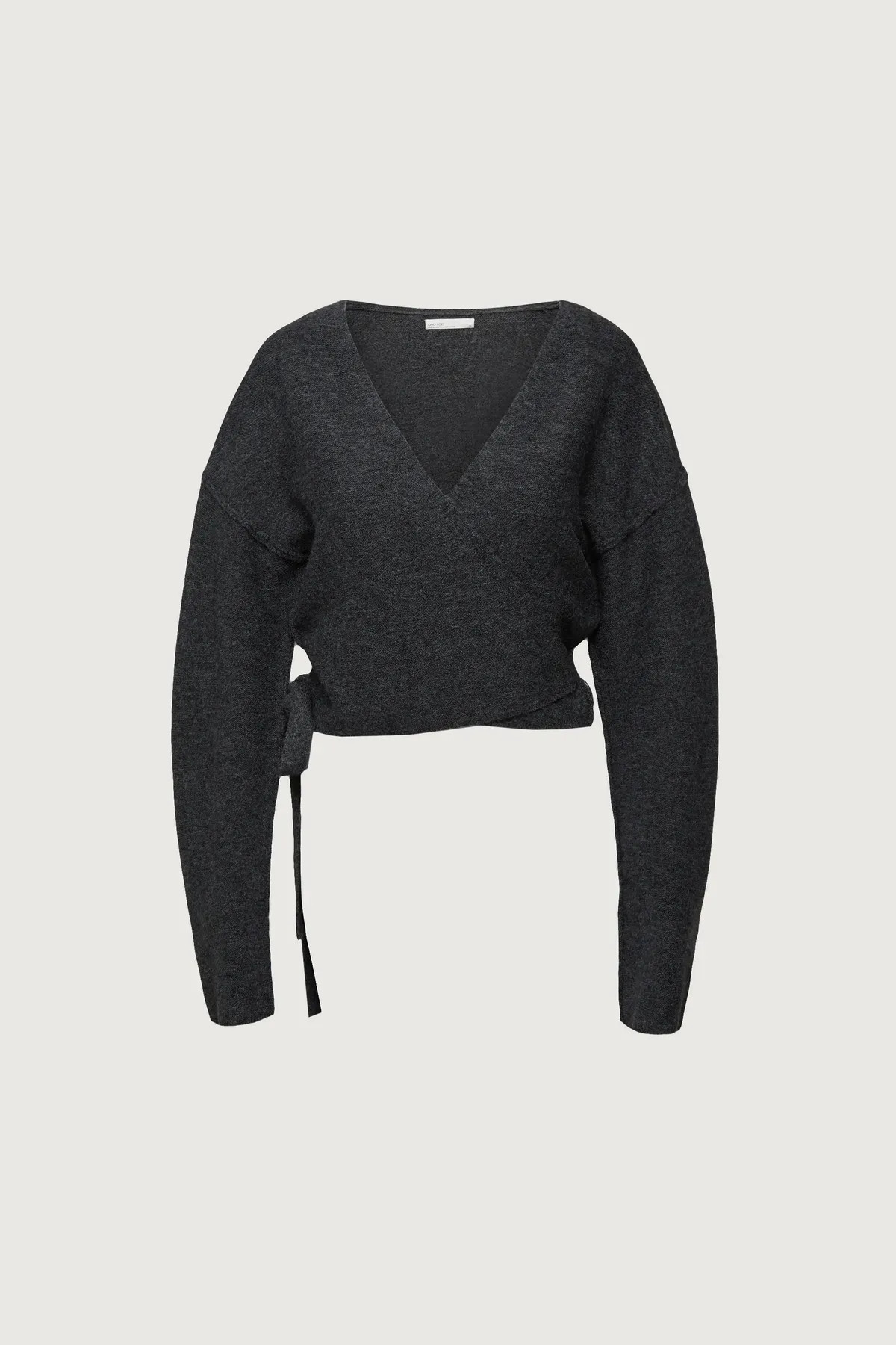 CROPPED WRAP CARDIGAN | OAK + FORT