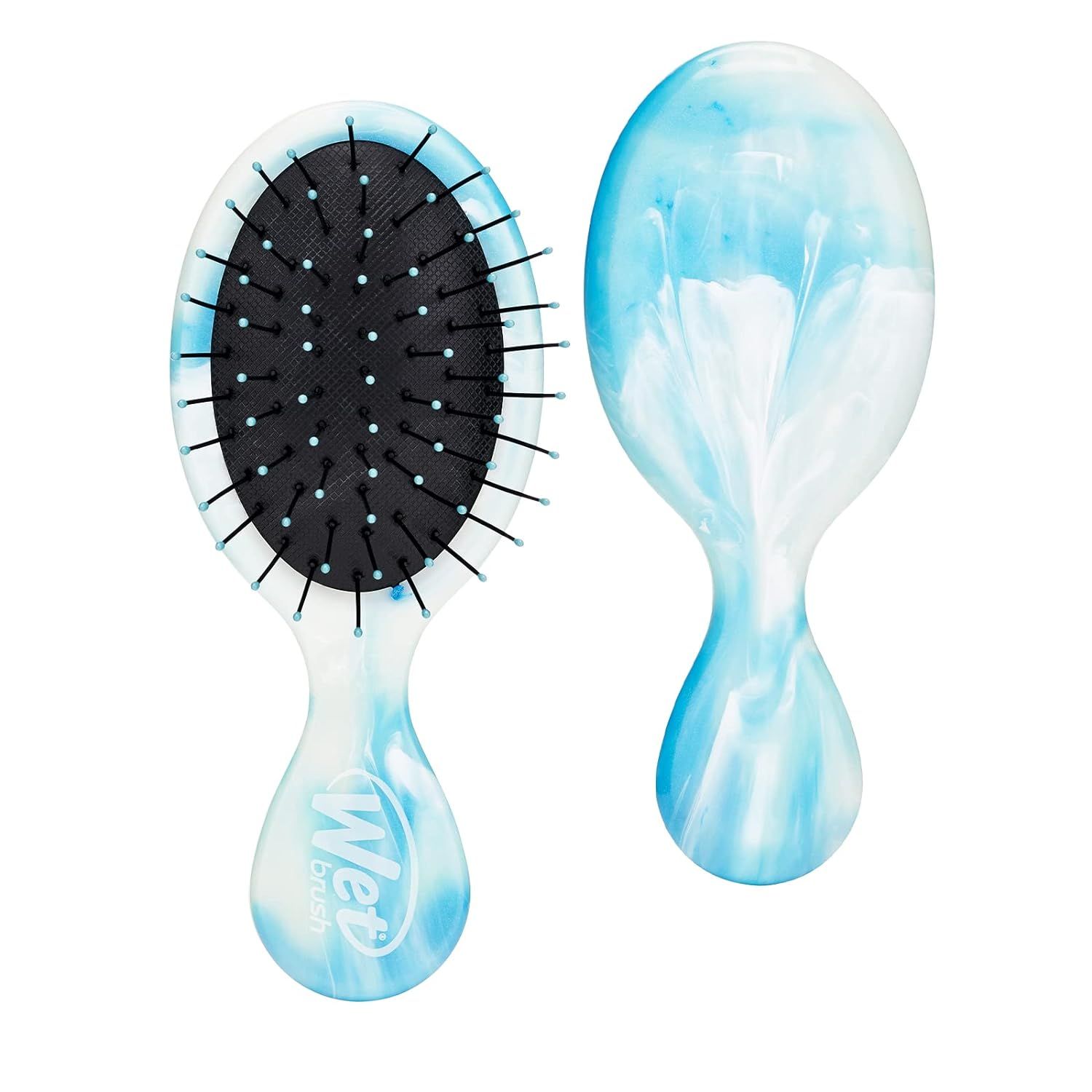 Wet Brush Squirt Detangler Hair Brushes - Gemstone, Turquoise - Mini Detangling Brush with Ultra-... | Amazon (US)