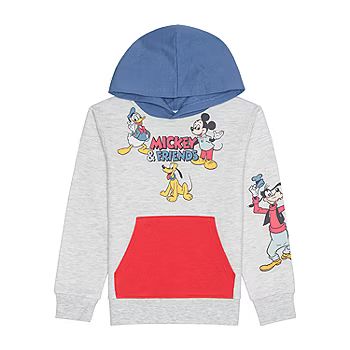 Disney Collection Disney 100 Little & Big Boys Crew Neck Long Sleeve Mickey and Friends Mickey Mo... | JCPenney
