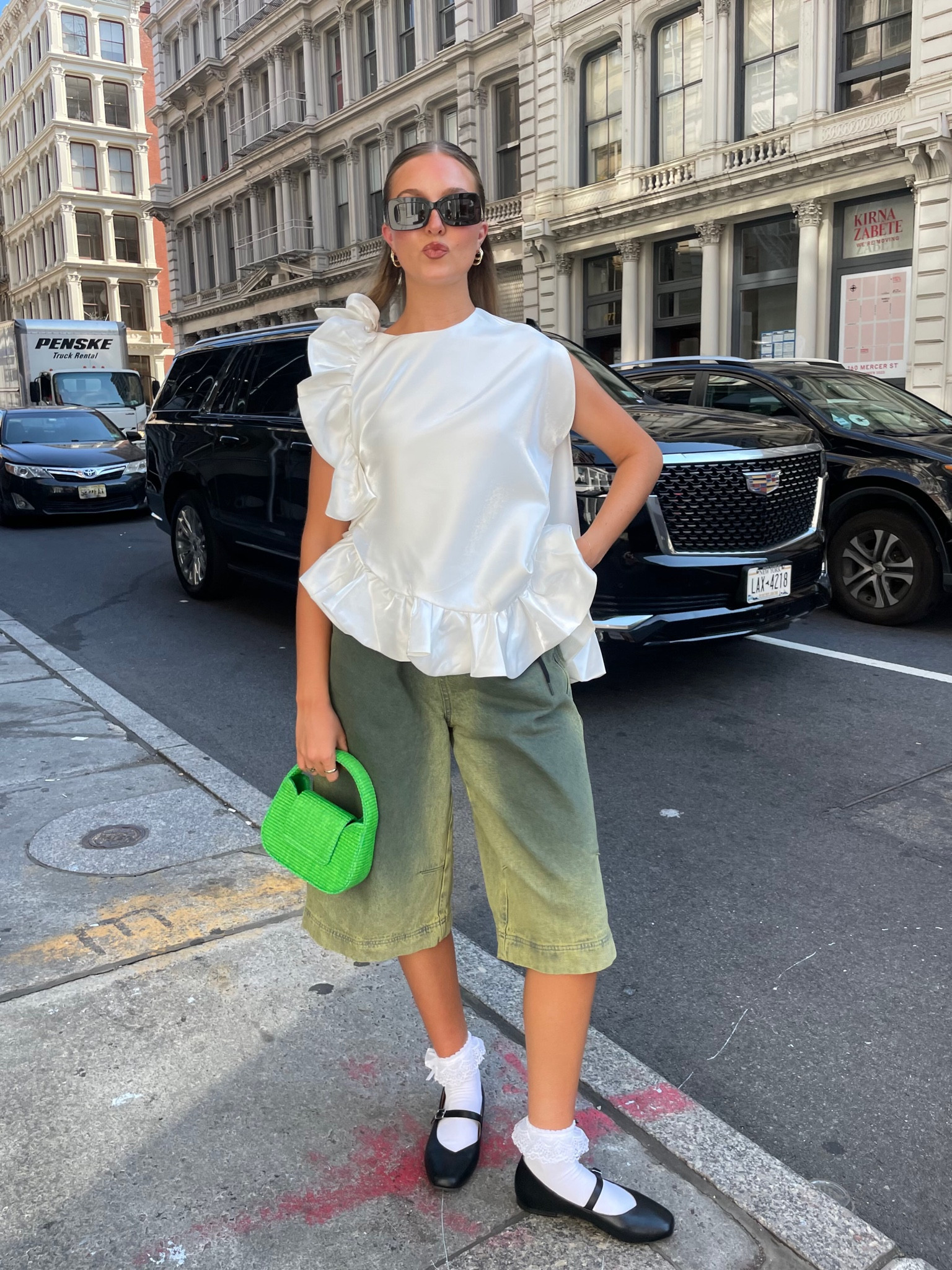 NYFW 🏙
Jorts from Jaded London 

#LTKshoecrush #LTKHoliday #LTKitbag