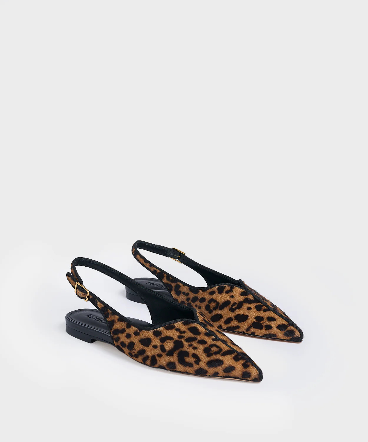 Cynthia Flat in Leopard Hair Calf | A Chic and Versatile Flat | Marion Parke