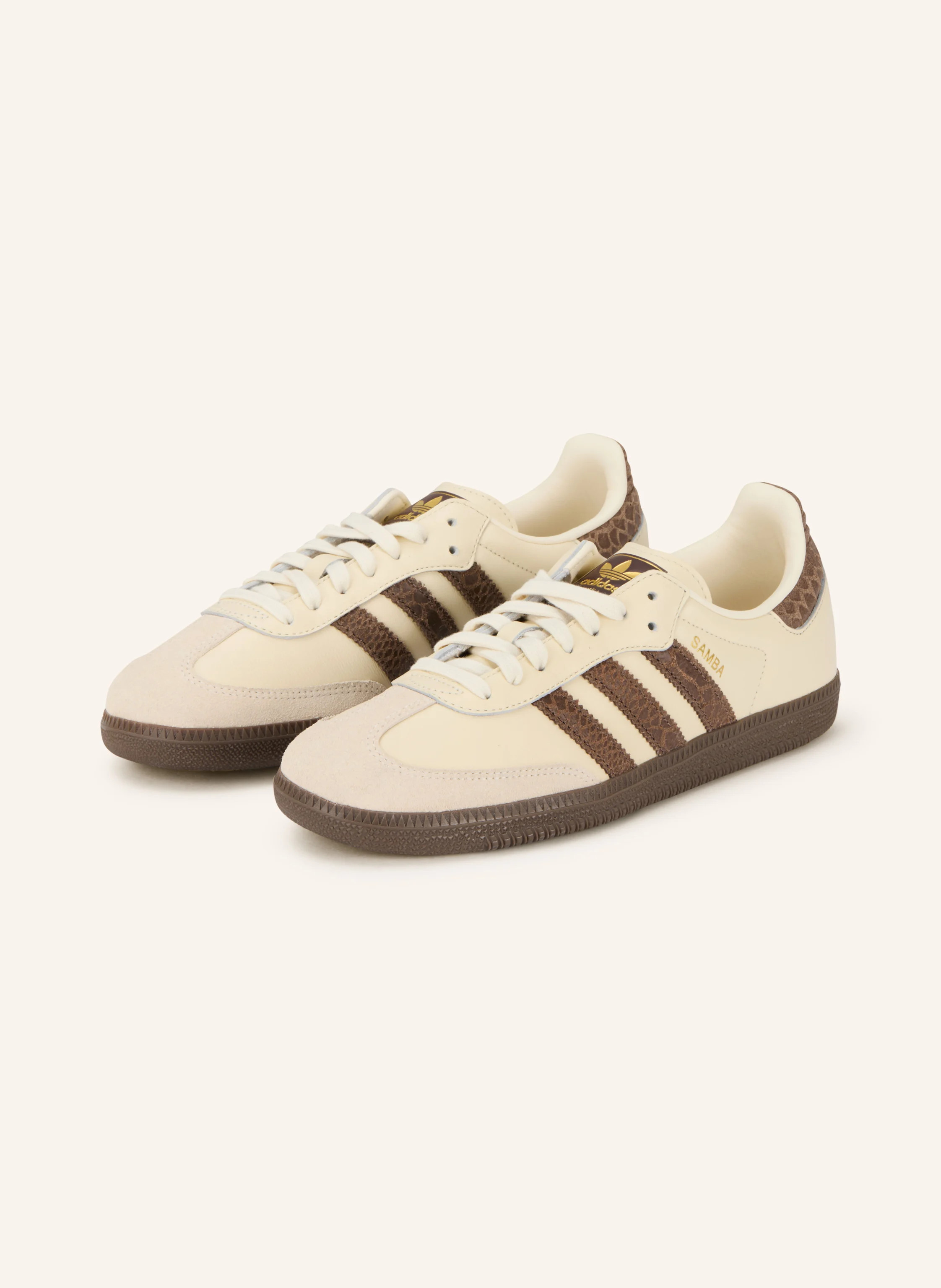 adidas Originals Sneaker SAMBA OG in beige / dunkelbraun / braun | Breuninger (DACH)