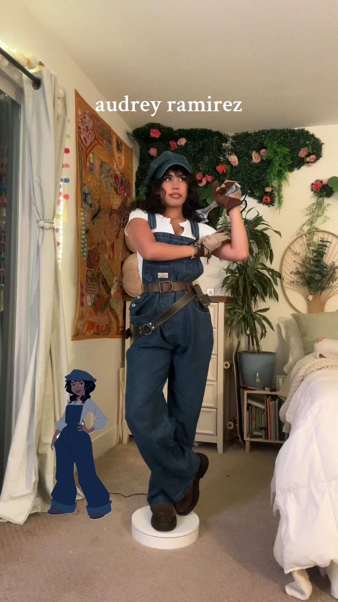 easy halloween costume! Audrey Ramírez from Atlantis! I ordered a size L for a baggie overalls look 

#LTKFindsUnder100 #LTKSeasonal #LTKHalloween