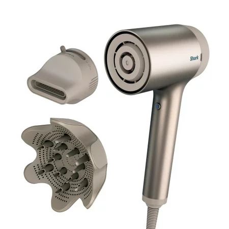 Shark™ HyperAIR Fast-Drying Hair Dryer with IQ 2-in-1 Concentrator and Curl-Defining Diffuser Attach | Walmart (US)