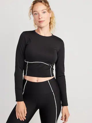 PowerSoft Cropped Top for Women | Old Navy (US)