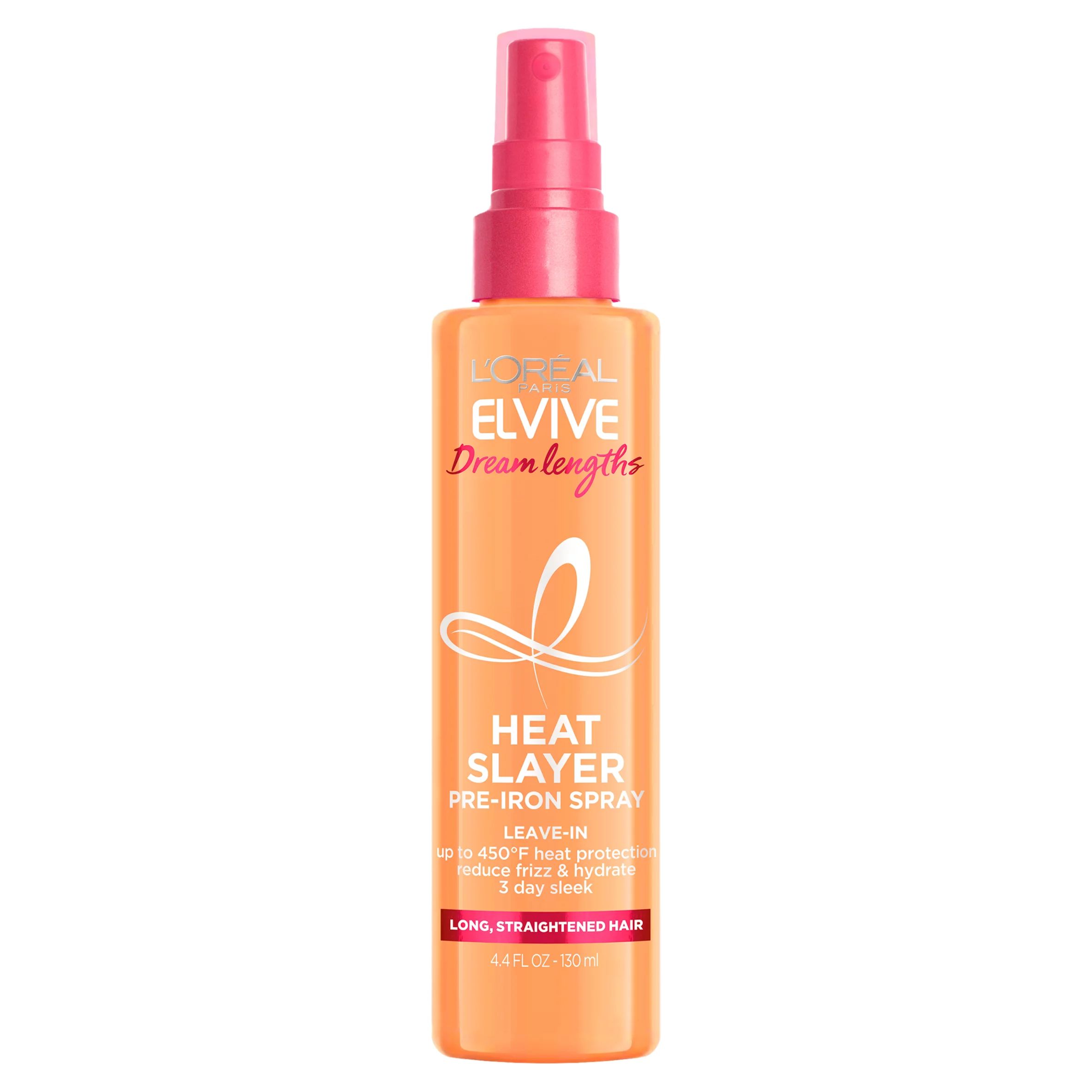 L'Oreal Paris Elvive Dream Lengths Heat Slayer Pre-Iron Spray, Heat Protection, 4.4 oz | Walmart (US)