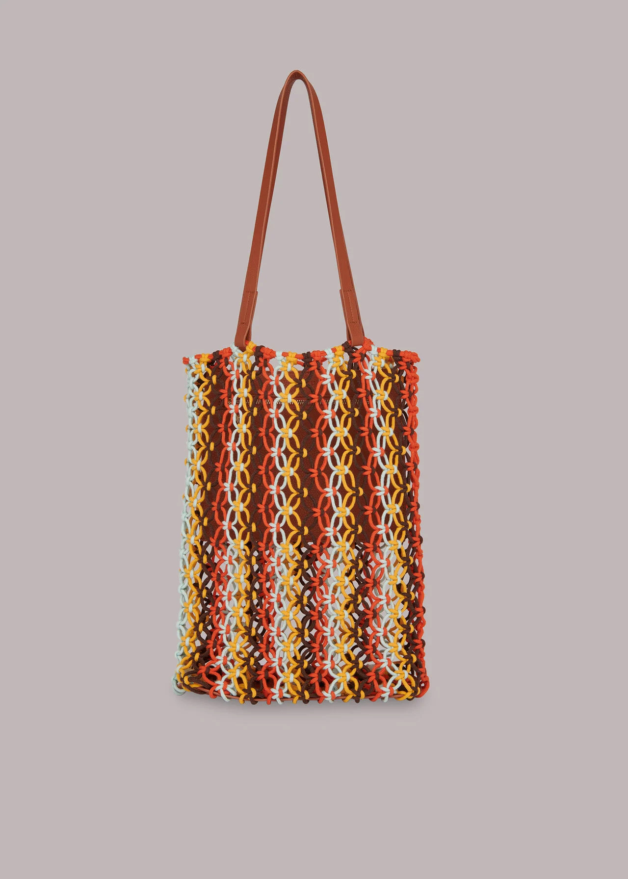 Chaya Striped Crochet Tote Bag | Whistles