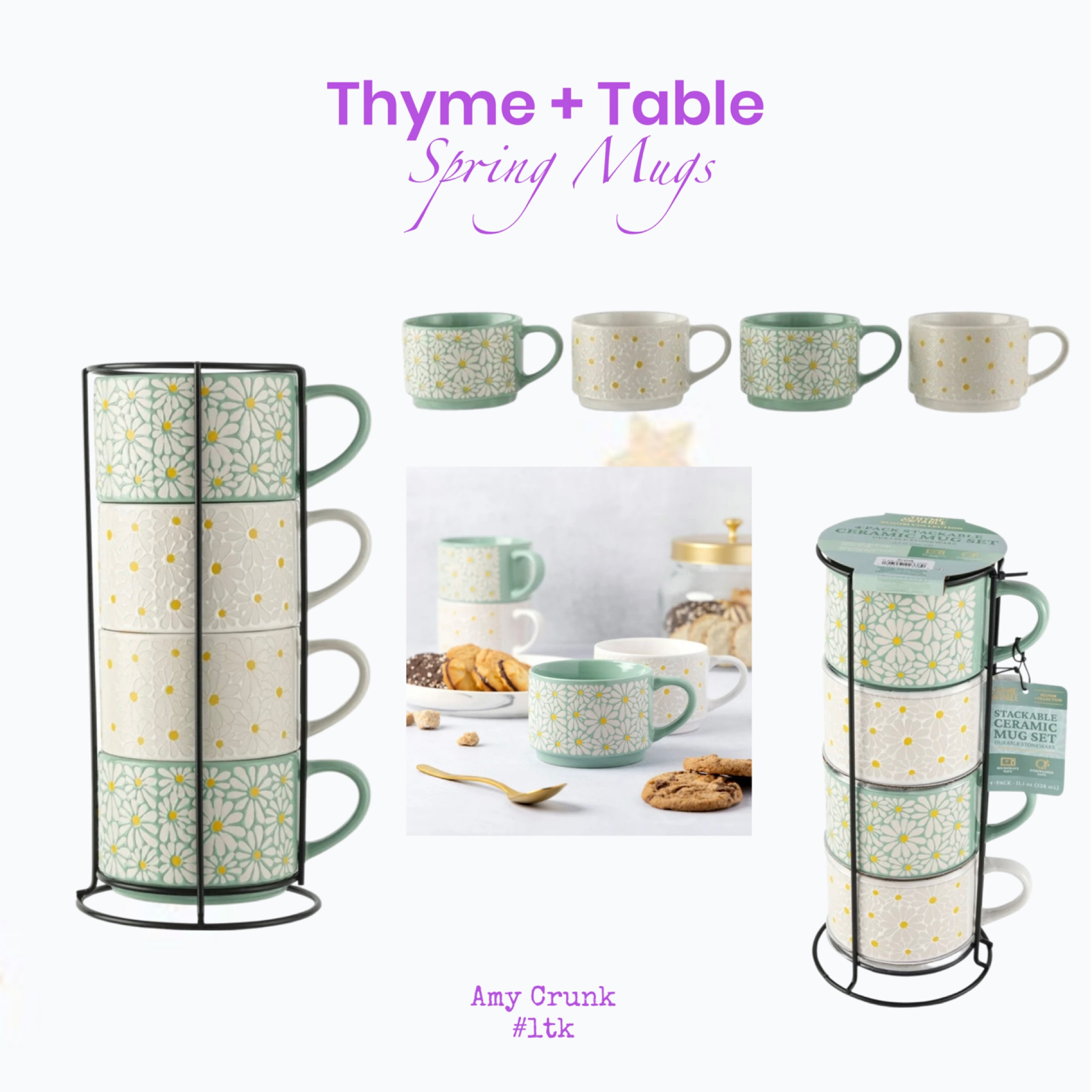 🌸Fresh season, fresh sips! ☕️✨Upgrade your coffee nook with theseaborable stackable mugs! #springsips #walmart

#LTKSeasonal #LTKFindsUnder50 #LTKHome