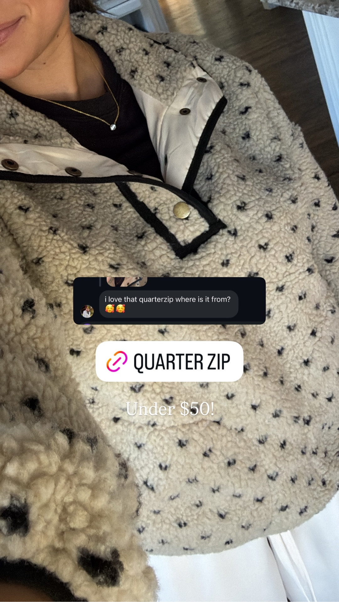 The quarter zip I’m wearing today — under $50 and so cozy!

#LTKmomlife #LTKootd #LTKdayinmylife