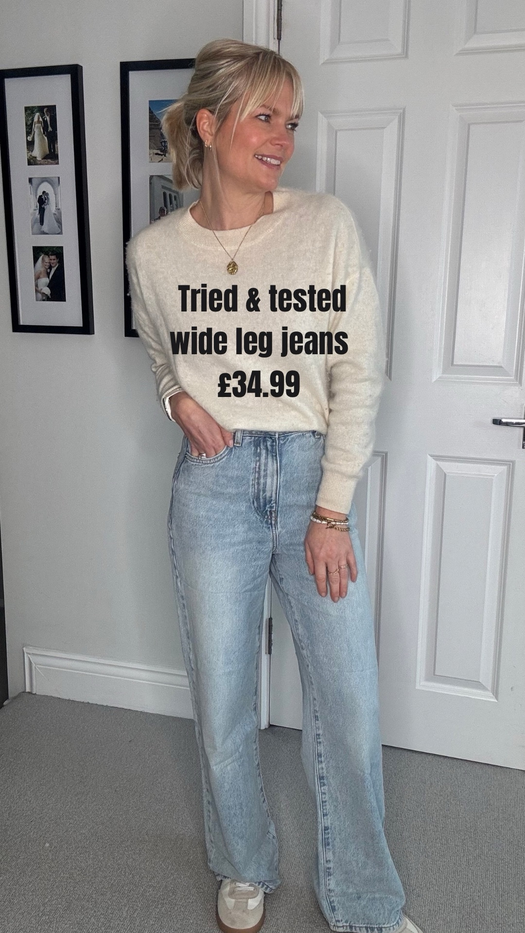 Tried & tested 👖for £34.99…

It’s one that a lot of my clients have and it’s easy to see why:
Affordable 
Super soft and comfortable denim 
Comes in multiple leg lengths including petite, short, regular as well as tall 
Multiple colours and washes available 
Sizes 6-18/20

Jeans 
Wide leg jeans 
Denim 

#LTKuk #LTKstyletip #LTKjeans