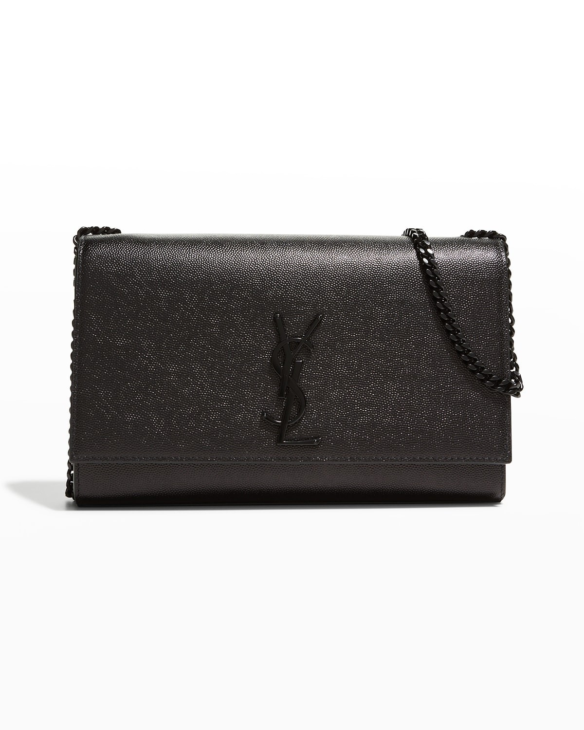 Kate Medium YSL Crossbody Bag in Grained Leather | Neiman Marcus