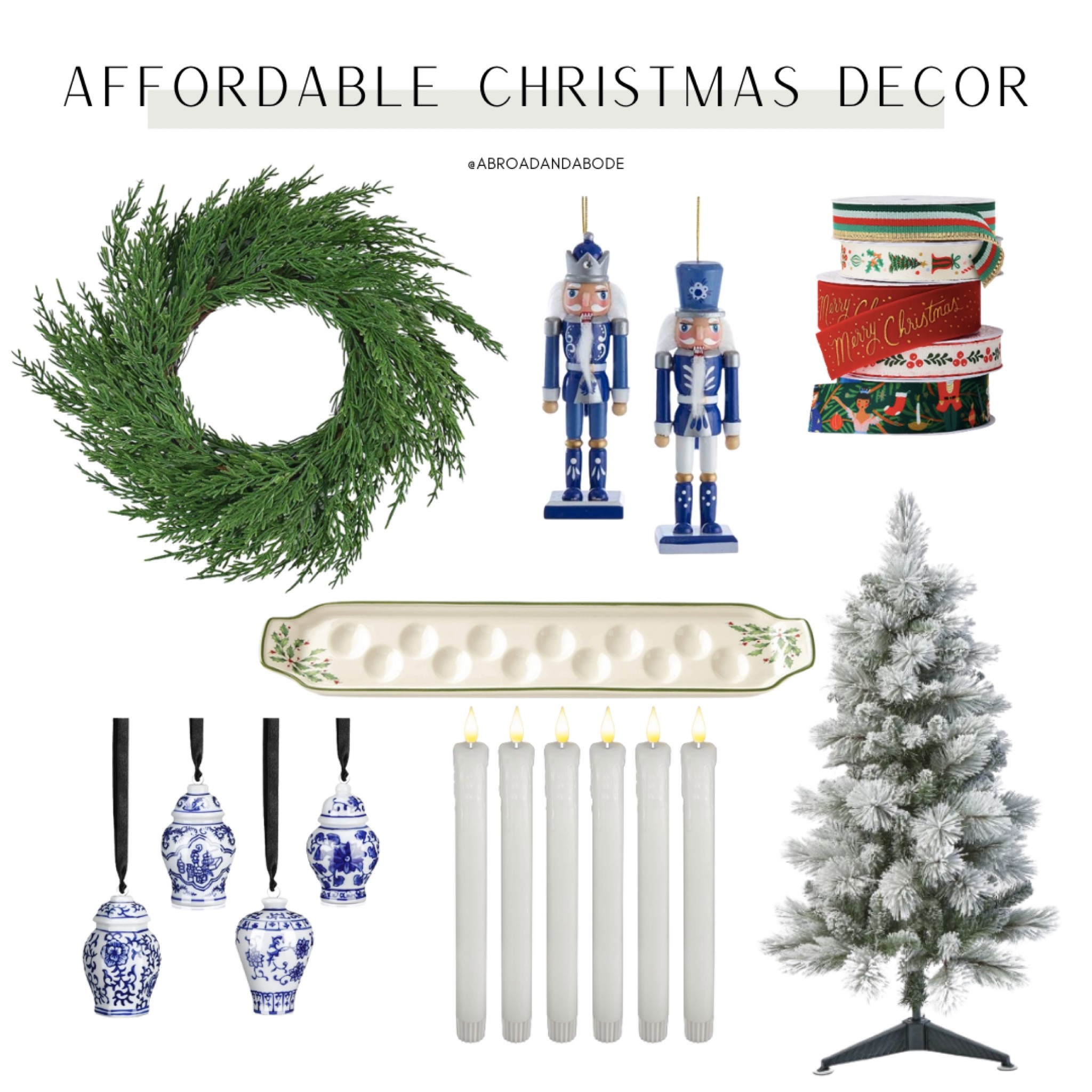 Affordable Christmas Decor!

Affordable home decor, Christmas decor, Christmas, Christmas tree, wreath, ornaments, modern home, blue and white decor, Amazon finds

#LTKHoliday #LTKSeasonal #LTKhome