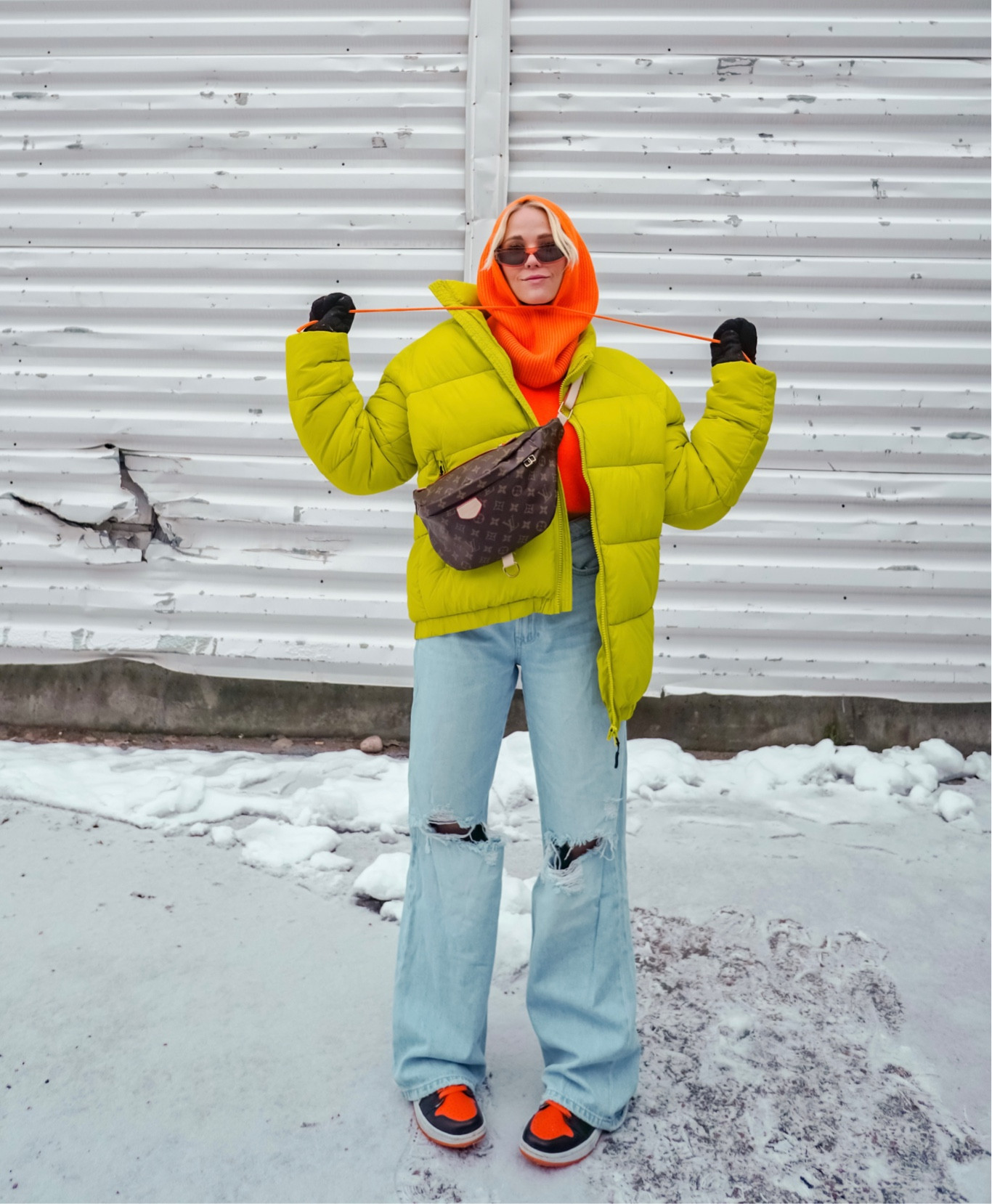 Colorful streetwear inspo. Orange balaclava. 

#LTKstyletip #LTKSeasonal #LTKeurope