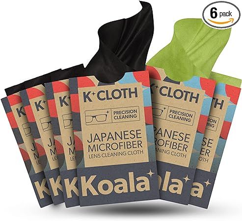 Koala Lens Cleaning Cloth | Japanese Microfiber | Glasses Cleaning Cloths | Eyeglass Lens Cleaner... | Amazon (US)