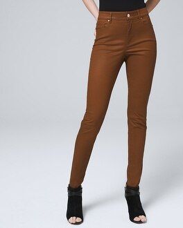 High-Rise Coated Skinny Jeans | White House Black Market