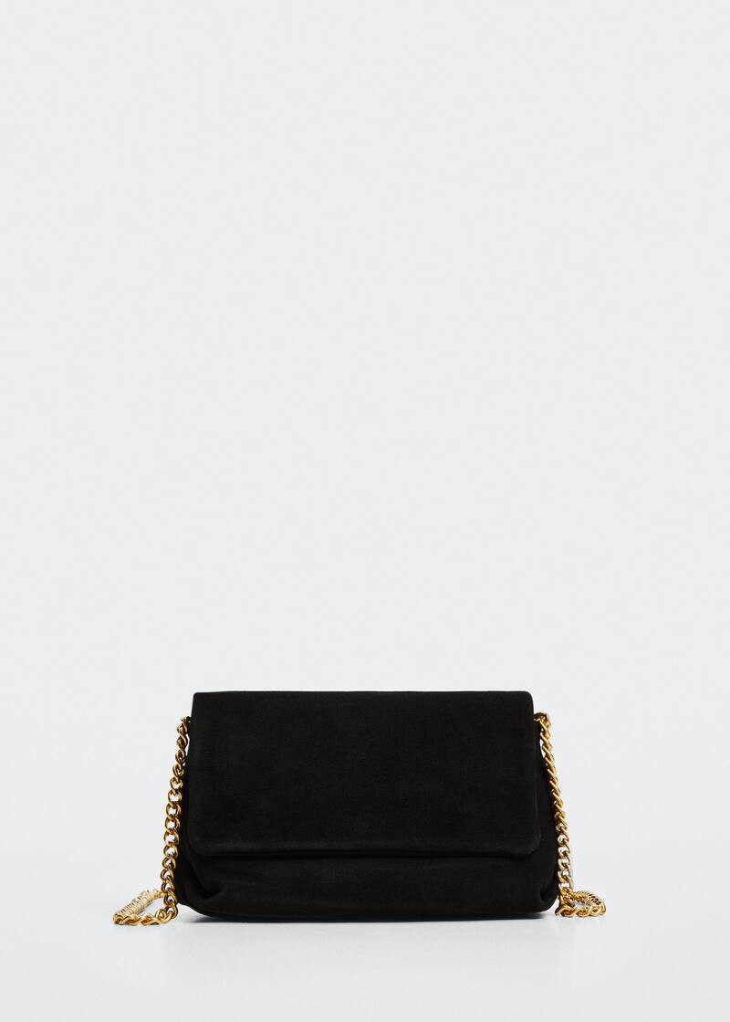 Chain suede bag -  Women | Mango United Kingdom | MANGO (UK)