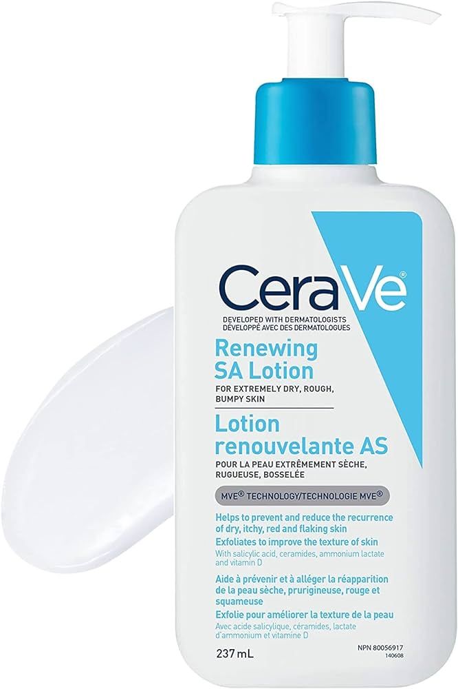 CeraVe SALICYLIC ACID Lotion, Renewing SA Exfoliating Body Lotion for Dry, Rough & Bumpy Skin, Ps... | Amazon (CA)