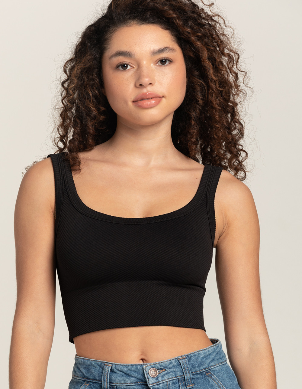 TILLYS Chevron Ribbed Crop Bralette | Tillys