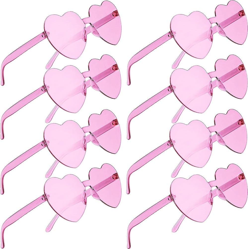 Virtue morals Heart Glasses Heart Shape Sunglasses for Valentine Mardi Gras Summer Women's Party ... | Amazon (US)