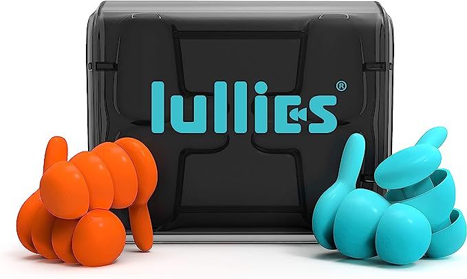 Lullies Reusable Ear Plugs for Sleeping — 2 Pairs (SkyBlue and Volcano) Noise Cancelling Silico... | Amazon (US)