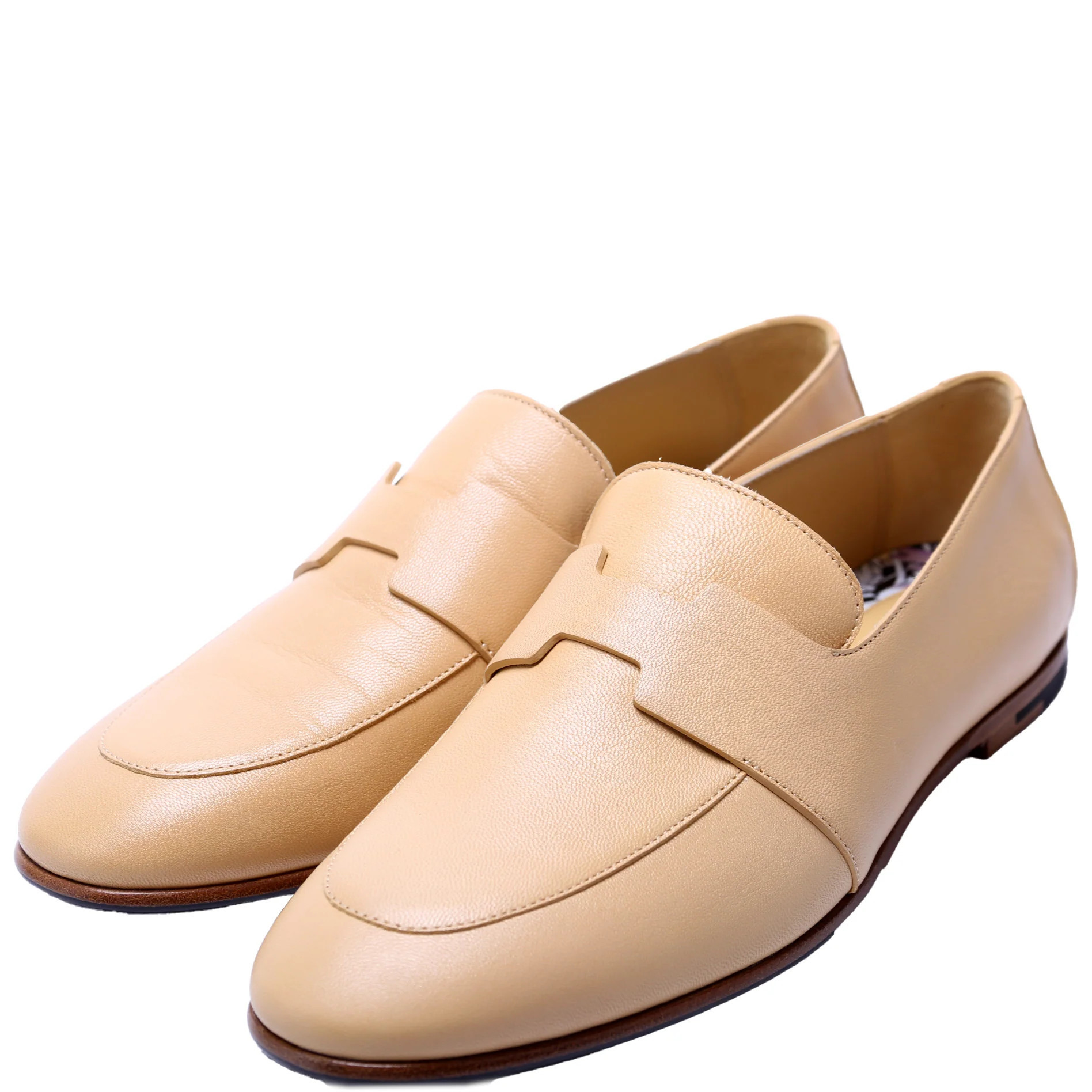 Ancora Leather Loafers Size 39 | Keeks Designer Handbags